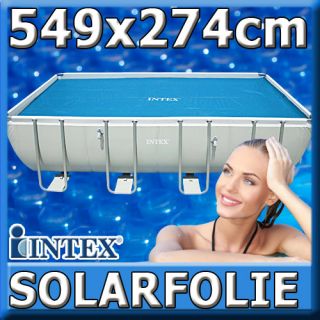 Pool 549x274 cm Solarfolie Solarplane Solarheizung Poolheizung