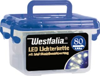 Westfalia LED Lichterkette mit 240 LEDs, warmweiß, Länge ohne