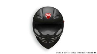 DUCATI AGV Helm Helmet DARK RIDER ´13 & Sonnenblende matt schwarz NEU