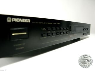 PIONEER Digital Synthesizer Tuner F 551 Ende 80er Jahre