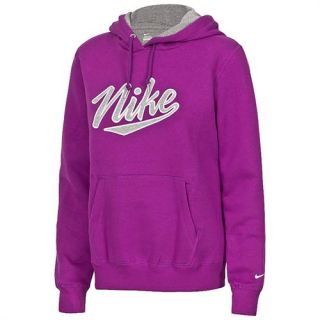 Nike Classic Fleece Po Hoody Graphic Kapuzen Sweatshirt lila S M L XL