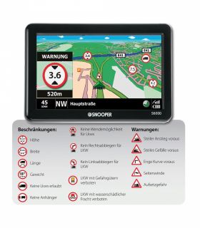 Snooper S6000 Truckmate LKW / Truck GPS Navigation