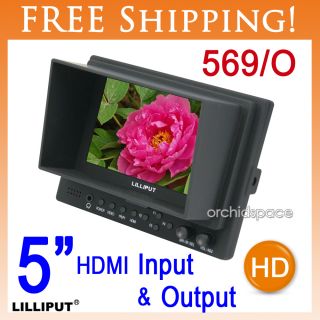 Lilliput 569GL 50NP/HO/Y 5 HD TFT LCD Monitor m. HDMI Input Output