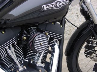 Shorty Luftfiltergehäuse mit K&N Filter für Harley Davidson, Chopper