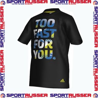 Adidas Graphic Fast Kinder T Shirt black