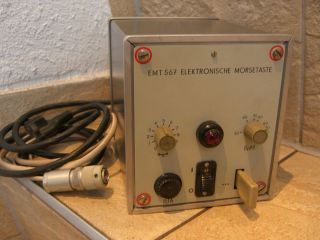 Elektronische Morsetaste EMT 567 Baujahr 1976