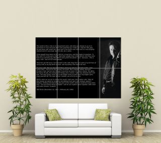 BILL HICKS RIDE QUOTE AMERICAN COMEDIAN GIANT ART POSTER PICTURE PRINT