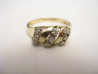 Damenring Goldring Gold 585 Brillanten Brilliantring verziert Ring