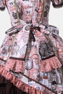 Gothic Lolita Kleid Alice im Wunderland vintage Style mit Haarreif