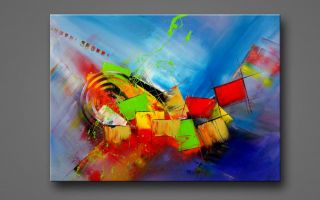 BRATIS / UNIKAT Acryl Bilder Gemälde Kunst abstrakt 575
