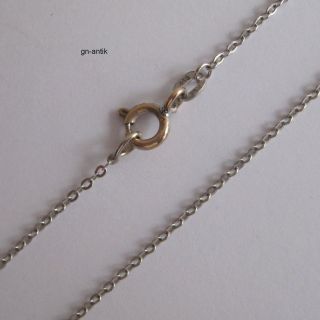 12      38,5 cm Anker Collierkette aus 585 Weißgold      23 