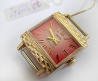 CHAJKA GOLD 583 wrist watch Lady`s USSR Soviet Russia ORIGINAL