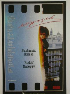 Cinema 604 Filmkarte, Exposed mit Nastassja Kinski + Rudolf Nurejew