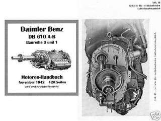 Daimler Benz DB 610 A B Flugmotor