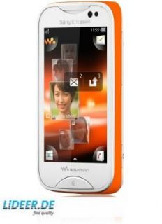 Sony Ericsson Mix Walkman, Handy WT13i (orange on white)