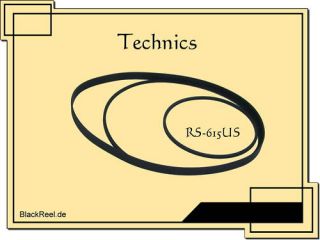 Technics RS 615US Riemen belts Cassette Tape Deck