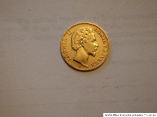 10 Mark Gold Bayern Ludwig II 1875 (624)