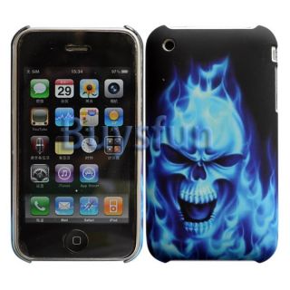 NEW SKULL STYLE HARD CASE SHELL COVER FOR iPhone 3G 3GS