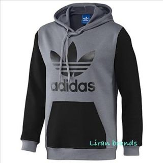 Adidas Originals Hoodie Pullover Sweatshirt Herren Hoody NEU Schwarz