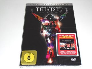 MICHAEL JACKSON   THIS IS IT   2 DVD SET   2 DISC SPECIAL EDITION