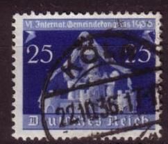 DR 1936 Gemeindekongreß Müncen Nr. 620 Vollstempel (o) ab 1