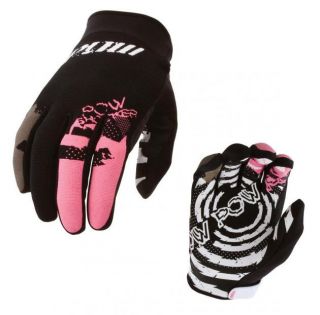 Pow Shocker Mens Ski Snowboard Winter Light Skin Gloves Black   S M L
