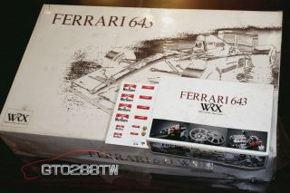 Rosso 1 8 Ferrari 643 F1 Diecast kit Grade Up Parts Set Tabacco Decal