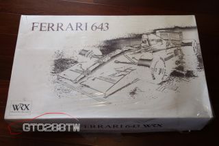 Rosso 1/8 Ferrari 643 F1 Diecast kit + Grade Up Parts Set + Tabacco