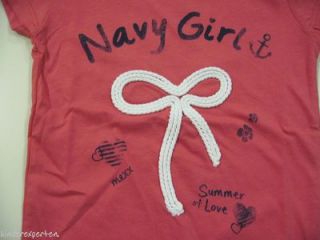 Kurzarmshirt T Shirt Kurzarm in pink 624 Basicshirt Girl Marine EU