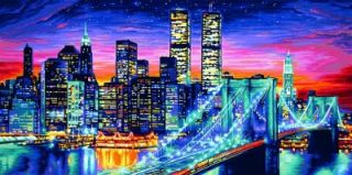 Schipper Malen nach Zahlen Manhattan bei Nacht New York