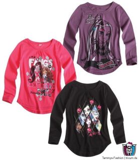 Monster High ~Langarmshirt~T Shirt ~ Shirt ~ Gr.116 152 Neue