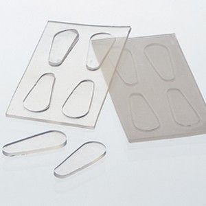 Transparente Nasenpads, Padpolster, Silikonpads für Kunststoffbrillen