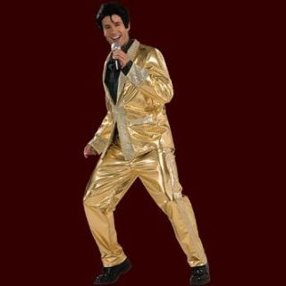 Rock`n Roll Elvis   Kostüm   Rock Star Herren Fun Kostüm Glitzer