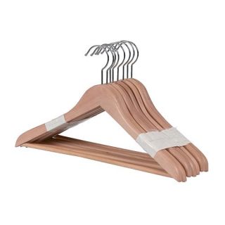 IKEA 8 er Kleiderbügel Bumerang Eukalyptus Holzbügel