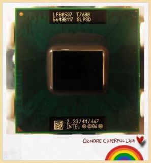 Intel Core 2 Duo SL9SD T7600 Laptop CPU Processor 4M 2.33G T7600