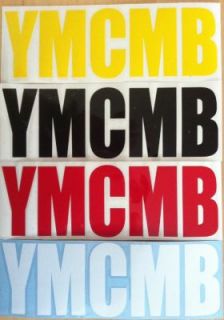 YMCMB STICKER AUFKLEBER REFLEKTIEREND YOUNG MONEY NY LA CAP HAT