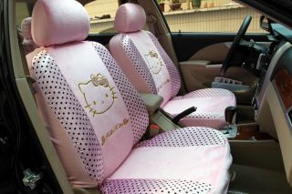 Neu Hello Kitty AUTO Sitzbezüge Schonbezüge 10Teile 062