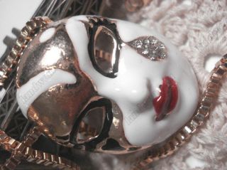 GK4958 New Fashion Jewelry paint Tears mask pendant Necklace Sweater