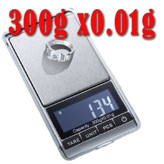 NEW 300g x 0.01g Digital Jewel Pocket Weigh GRAM Scale