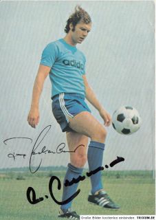 Franz Beckenbauer Bayern München AK 70er Jahre TOP Original Signiert