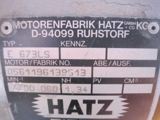 KSG Kantenhacker m. Hatz Dieselmotor E 673 LS Bagger Radlader