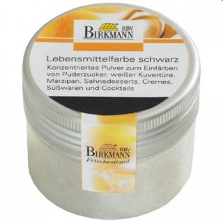 59,50EUR/100g) Lebensmittelfarbe; konzentriertes Pulver; schwarz