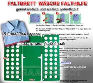 FALTBRETT WÄSCHEFALTER FALTHILFE für Kinder / Jugendliche 48x40 cm