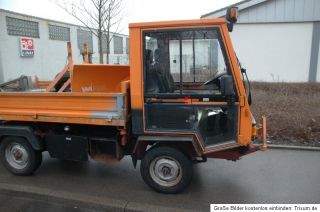 Boki 1150 Multicar mit Schneeschild und Hebebühne ä. Kramer Tremo