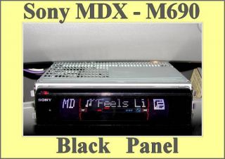Autoradio Sony MDX M690 Minidisc Black Panel Gelengenheit ueberprueft