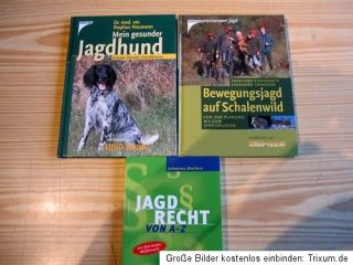 Bewegungsjagd/Schalenwild,Jagdhund,Jagd Recht 3 Bücher