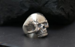 Gigant KEITH RICHARDS Silber 925 Ring Totenkopf Piraten Skull Rocker