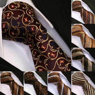 SEIDE tie slips corbata cravatte Dassen krawat 702 Braun