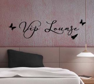 luxuriöses WANDTATTOO VIP Lounge Schmetterlinge W722 Schlafzimmer