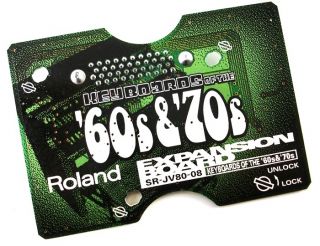 Roland Expansion Board SR JV80 08 Keyboards of the 60s & 70s + GEWÄHR